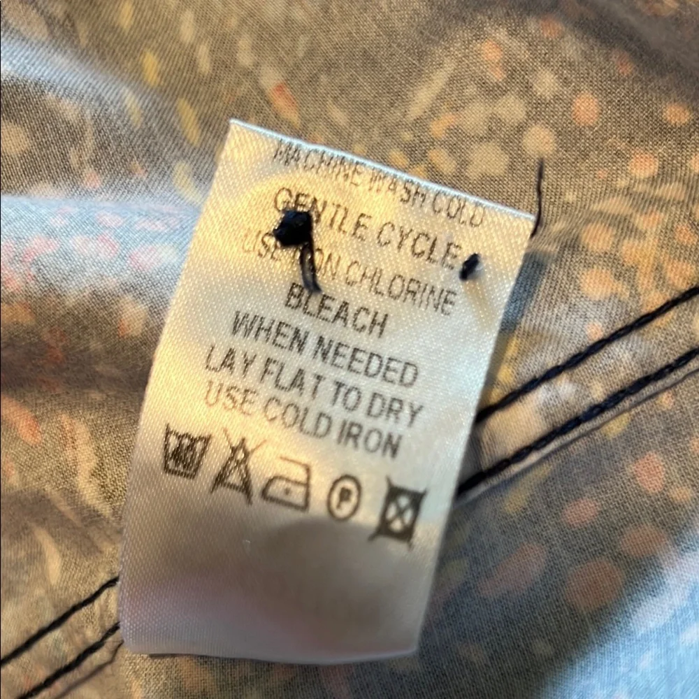 Westport Black Label Blue and Orange Long Sleeve Shirt Size 2XL - Picture 9 of 10